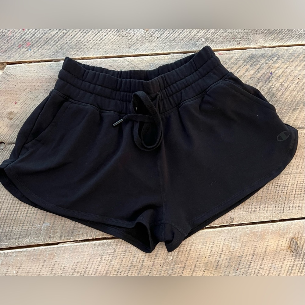 Champion Womens‎ Black Modal Blend Athletic Dolphin Shorts M9223 Small